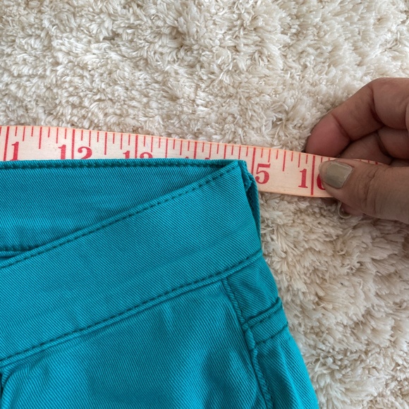 7 For All Mankind Jegging Jeans Womens Size 28 Blue Gold Zipper Accent - Picture 7 of 13